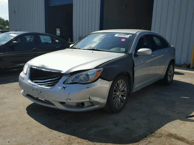 1C3CCBAB0CN257137 - 2012 CHRYSLER 200 LX SILVER photo 2