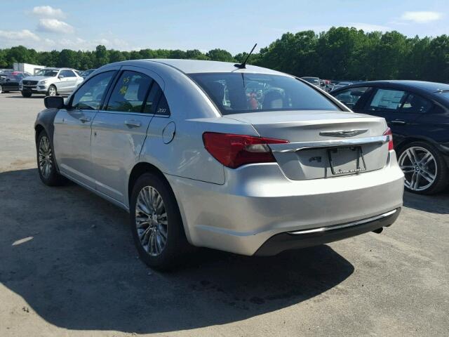 1C3CCBAB0CN257137 - 2012 CHRYSLER 200 LX SILVER photo 3