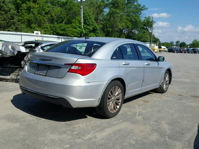 1C3CCBAB0CN257137 - 2012 CHRYSLER 200 LX SILVER photo 4