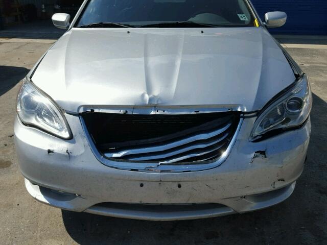 1C3CCBAB0CN257137 - 2012 CHRYSLER 200 LX SILVER photo 7