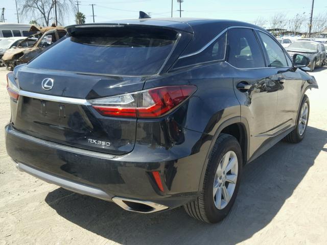 2T2ZZMCA5GC033774 - 2016 LEXUS RX 350 BLACK photo 4