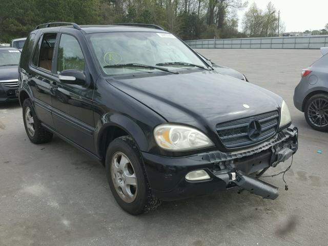 4JGAB54E02A340758 - 2002 MERCEDES-BENZ ML 320 BLACK photo 1