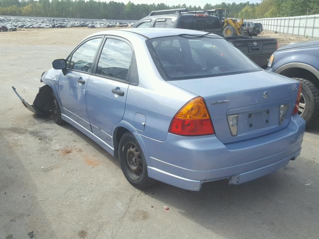 JS2RA62S565301029 - 2006 SUZUKI AERIO BLUE photo 3