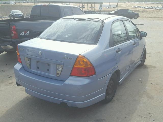 JS2RA62S565301029 - 2006 SUZUKI AERIO BLUE photo 4