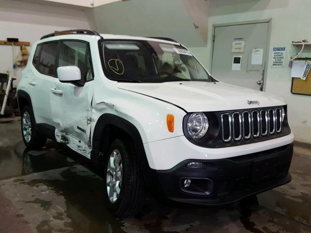 ZACCJBBB2HPG11352 - 2017 JEEP RENEGADE L WHITE photo 1