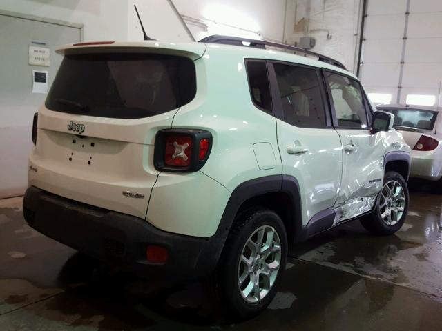 ZACCJBBB2HPG11352 - 2017 JEEP RENEGADE L WHITE photo 4