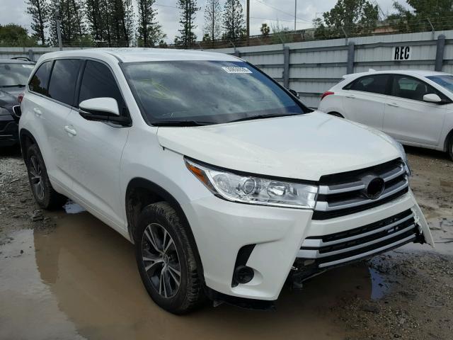 5TDZARFH2JS034283 - 2018 TOYOTA HIGHLANDER WHITE photo 1