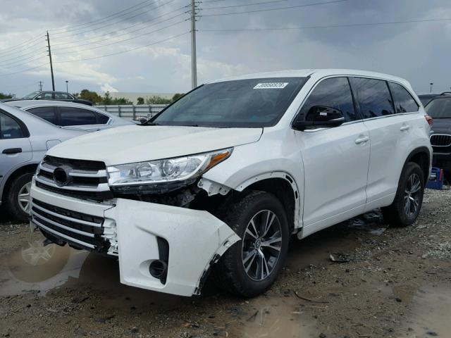 5TDZARFH2JS034283 - 2018 TOYOTA HIGHLANDER WHITE photo 2