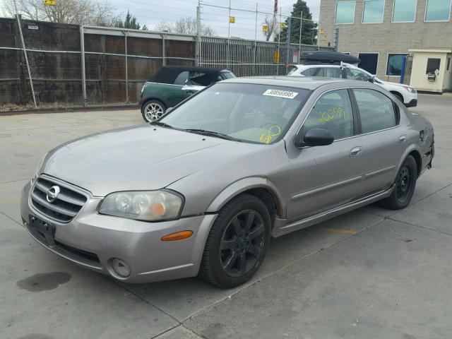 JN1DA31A43T422298 - 2003 NISSAN MAXIMA GLE SILVER photo 2