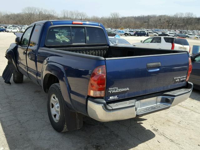 5TETU62NX5Z044673 - 2005 TOYOTA TACOMA PRE BLUE photo 3