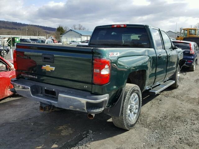 1GC2KVEG1FZ501067 - 2015 CHEVROLET SILVERADO GREEN photo 4