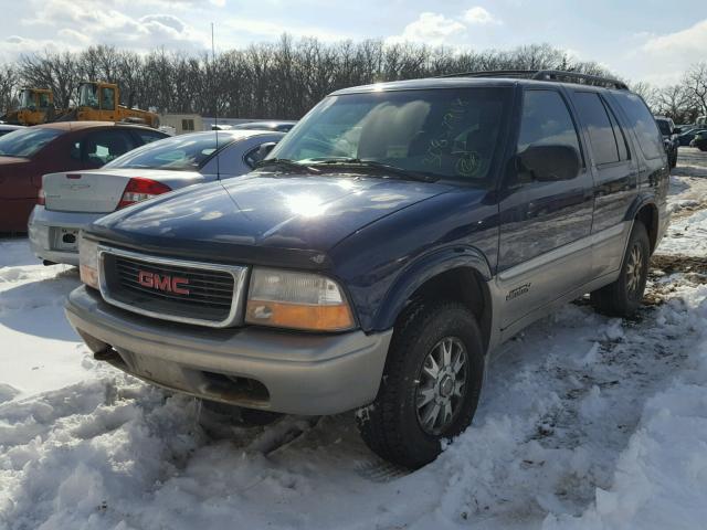 1GKDT13W9Y2395556 - 2000 GMC JIMMY / EN BLUE photo 2