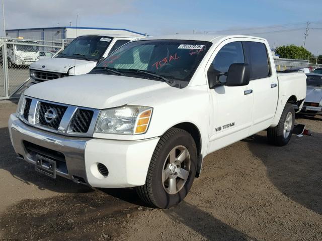 1N6AA07A57N213228 - 2007 NISSAN TITAN XE WHITE photo 2