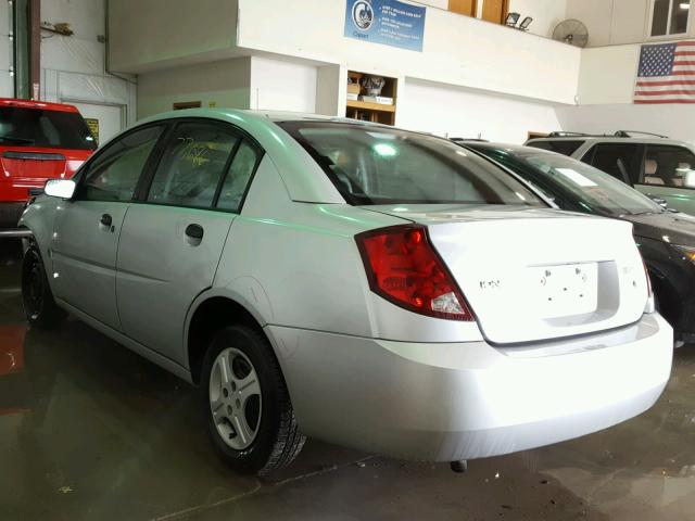 1G8AG52F63Z109541 - 2003 SATURN ION LEVEL SILVER photo 3