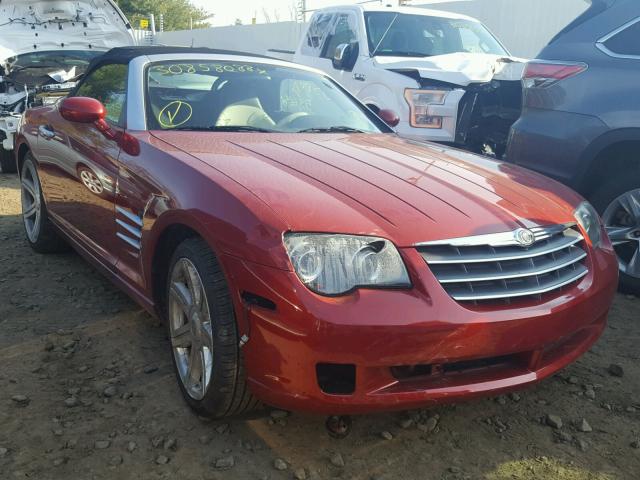 1C3AN65L65X042395 - 2005 CHRYSLER CROSSFIRE RED photo 1