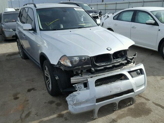 WBXPA93486WD34903 - 2006 BMW X3 3.0I SILVER photo 1