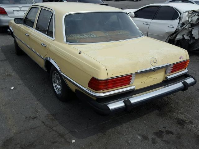 11603212048879 - 1976 MERCEDES-BENZ 450SEL YELLOW photo 3