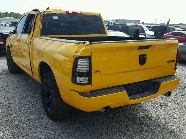 1C6RR7MT2GS341643 - 2016 RAM 1500 SPORT YELLOW photo 3