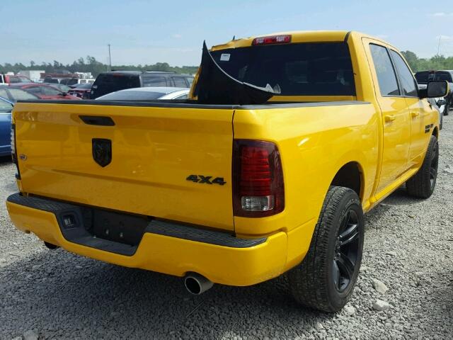 1C6RR7MT2GS341643 - 2016 RAM 1500 SPORT YELLOW photo 4