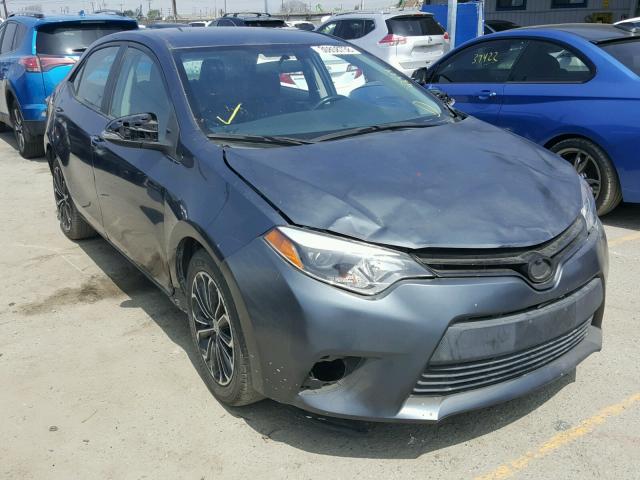 5YFBURHE8FP304788 - 2015 TOYOTA COROLLA L GRAY photo 1