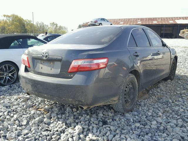 4T1BK46K27U054353 - 2007 TOYOTA CAMRY NEW CHARCOAL photo 4