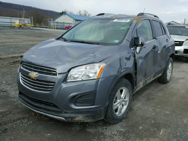 KL7CJRSB5FB108489 - 2015 CHEVROLET TRAX 1LT BLUE photo 2