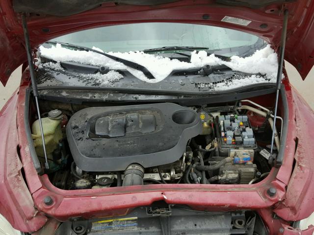 3GNDA13D47S610786 - 2007 CHEVROLET HHR LS MAROON photo 7
