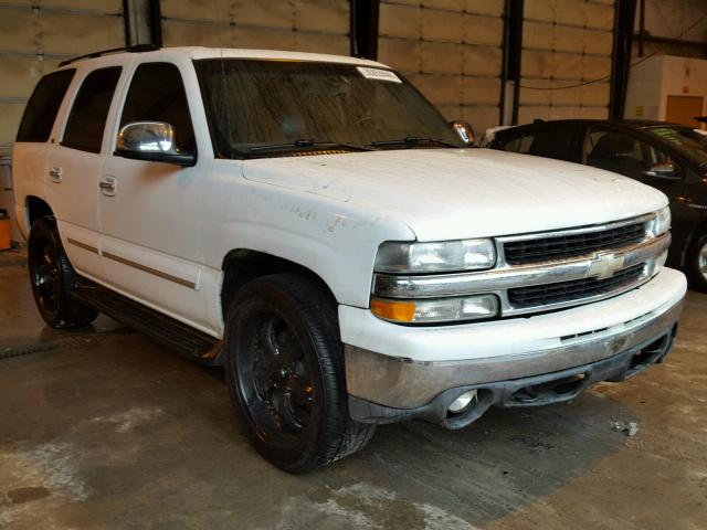 1GNEK13Z93J223935 - 2003 CHEVROLET TAHOE K150 WHITE photo 1