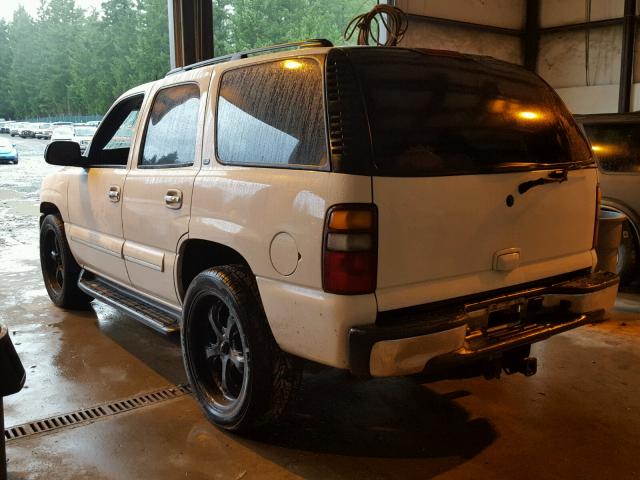 1GNEK13Z93J223935 - 2003 CHEVROLET TAHOE K150 WHITE photo 3