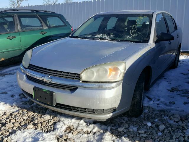 1G1ZT548X5F208718 - 2005 CHEVROLET MALIBU LS Gümüş foto 2
