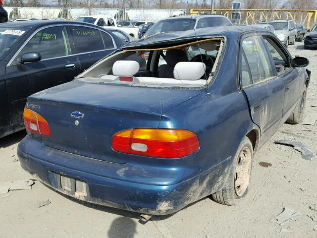1Y1SK5288XZ416155 - 1999 CHEVROLET GEO PRIZM 青绿色 照片 4