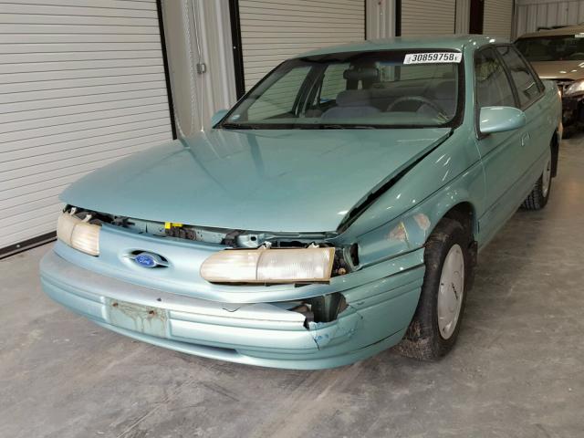 1FALP5249RG213187 - 1994 FORD TAURUS GL TEAL photo 2