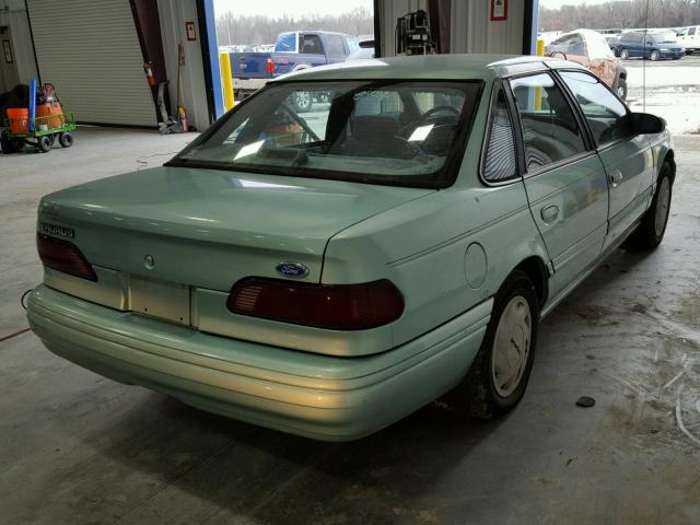 1FALP5249RG213187 - 1994 FORD TAURUS GL TEAL photo 4