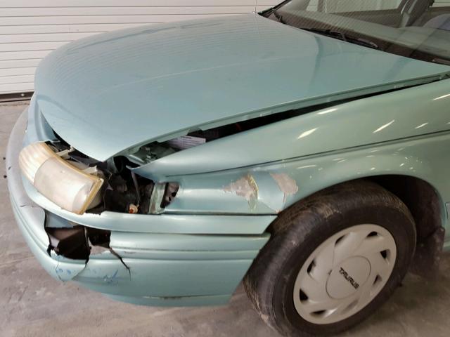 1FALP5249RG213187 - 1994 FORD TAURUS GL TEAL photo 9