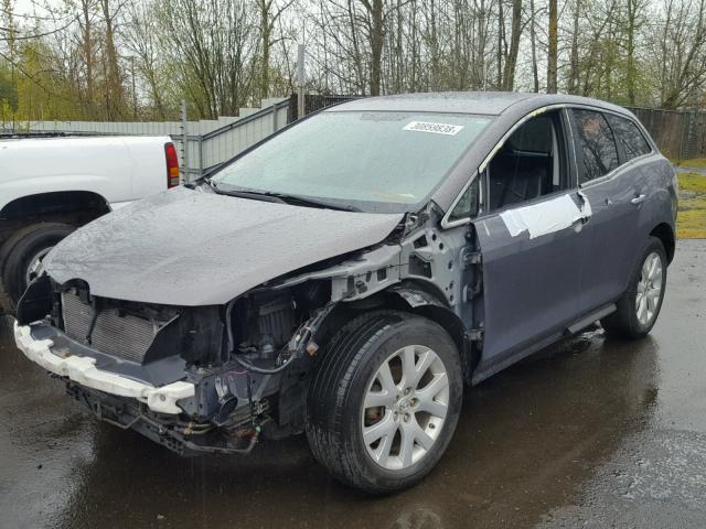 JM3ER29L770138057 - 2007 MAZDA CX-7 GRAY photo 2