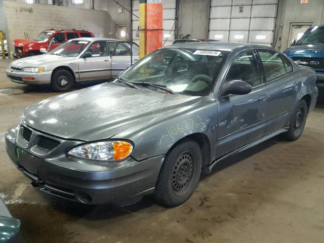 1G2NE52E35M206639 - 2005 PONTIAC GRAND AM S GRAY photo 2