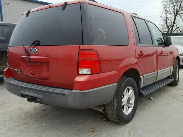 1FMPU16L63LB60408 - 2003 FORD EXPEDITION RED photo 4