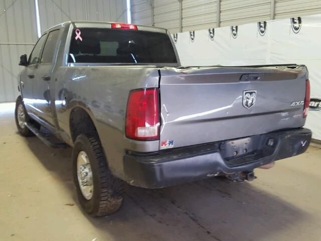 3C6UD5CLXCG287203 - 2012 DODGE RAM 2500 S GRAY photo 3