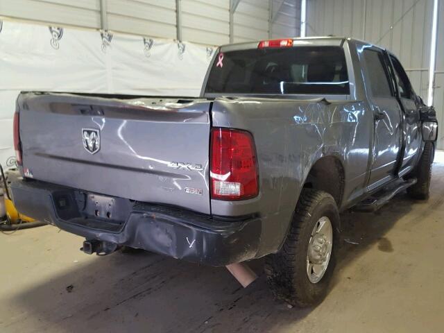 3C6UD5CLXCG287203 - 2012 DODGE RAM 2500 S GRAY photo 4