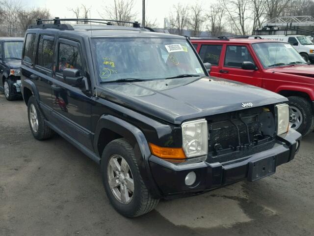 1J8HG48N46C337471 - 2006 JEEP COMMANDER BLACK photo 1