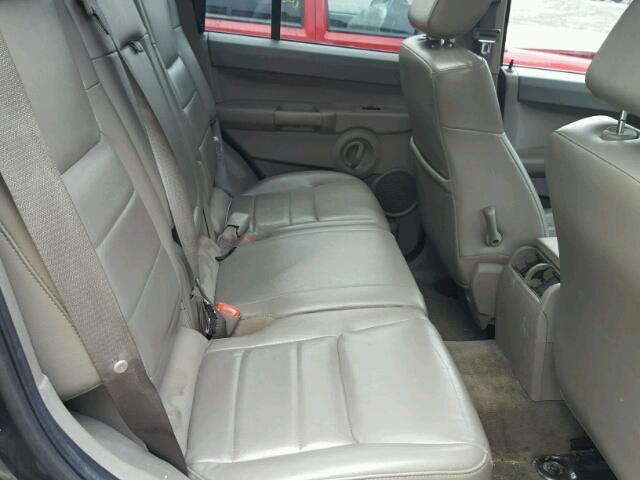 1J8HG48N46C337471 - 2006 JEEP COMMANDER BLACK photo 6