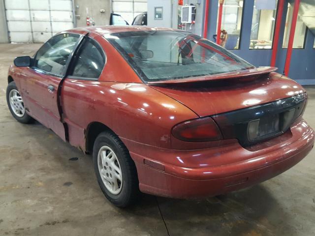 1G2JB124XW7591155 - 1998 PONTIAC SUNFIRE SE ORANGE photo 3