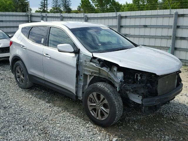 5XYZT3LB1EG148690 - 2014 HYUNDAI SANTA FE S SILVER photo 1