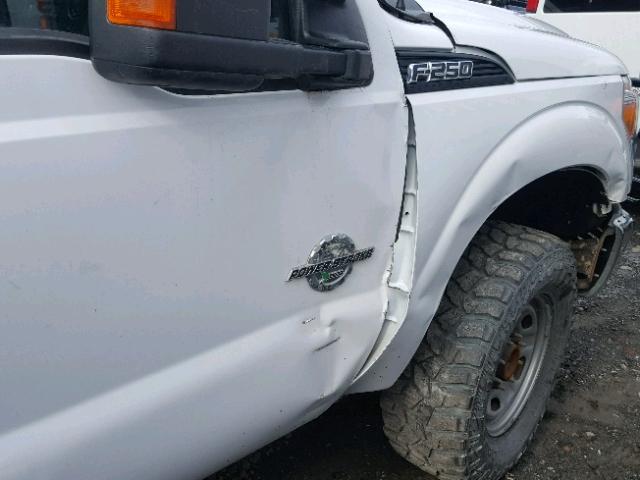 1FT7W2BT1DEB72546 - 2013 FORD F250 SUPER WHITE photo 9