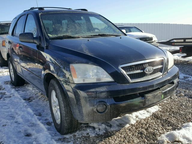 KNDJC733365638152 - 2006 KIA SORENTO EX BLACK photo 1