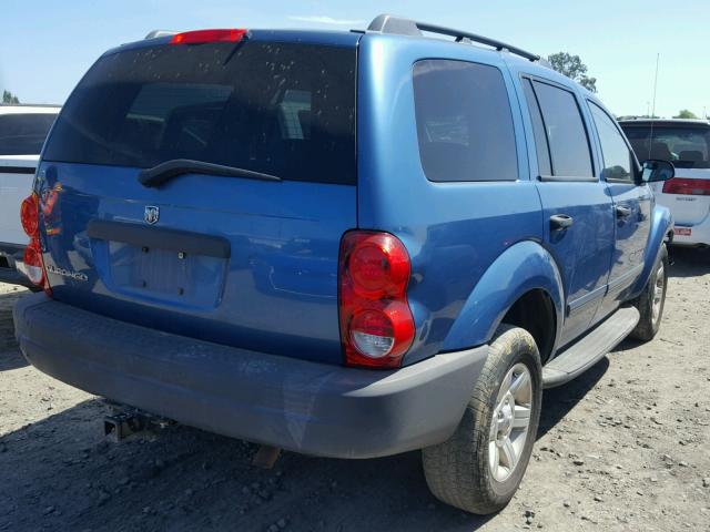 1D4HB38N94F234545 - 2004 DODGE DURANGO ST BLUE photo 4