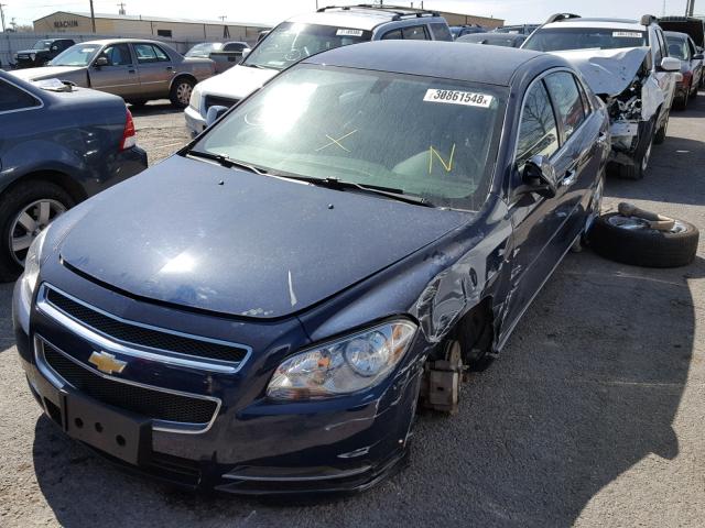 1G1ZF5E72CF330810 - 2012 CHEVROLET MALIBU 3LT BLUE photo 2