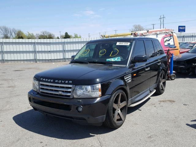 SALSH23456A980686 - 2006 LAND ROVER RANGE ROVE BLACK photo 2