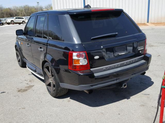 SALSH23456A980686 - 2006 LAND ROVER RANGE ROVE BLACK photo 3