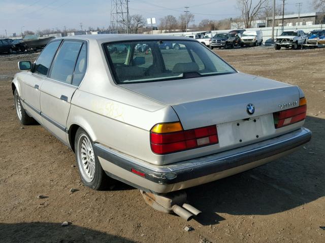 WBAGC4310LDC26991 - 1990 BMW 735 IL TAN photo 3